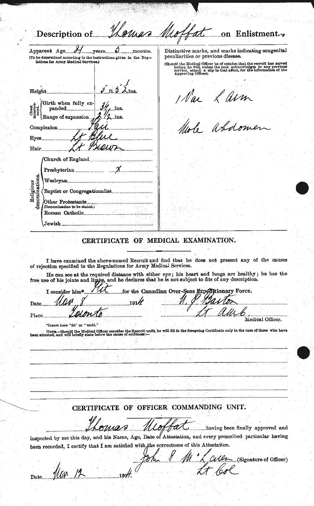 Personnel Records of the First World War - CEF 499077b