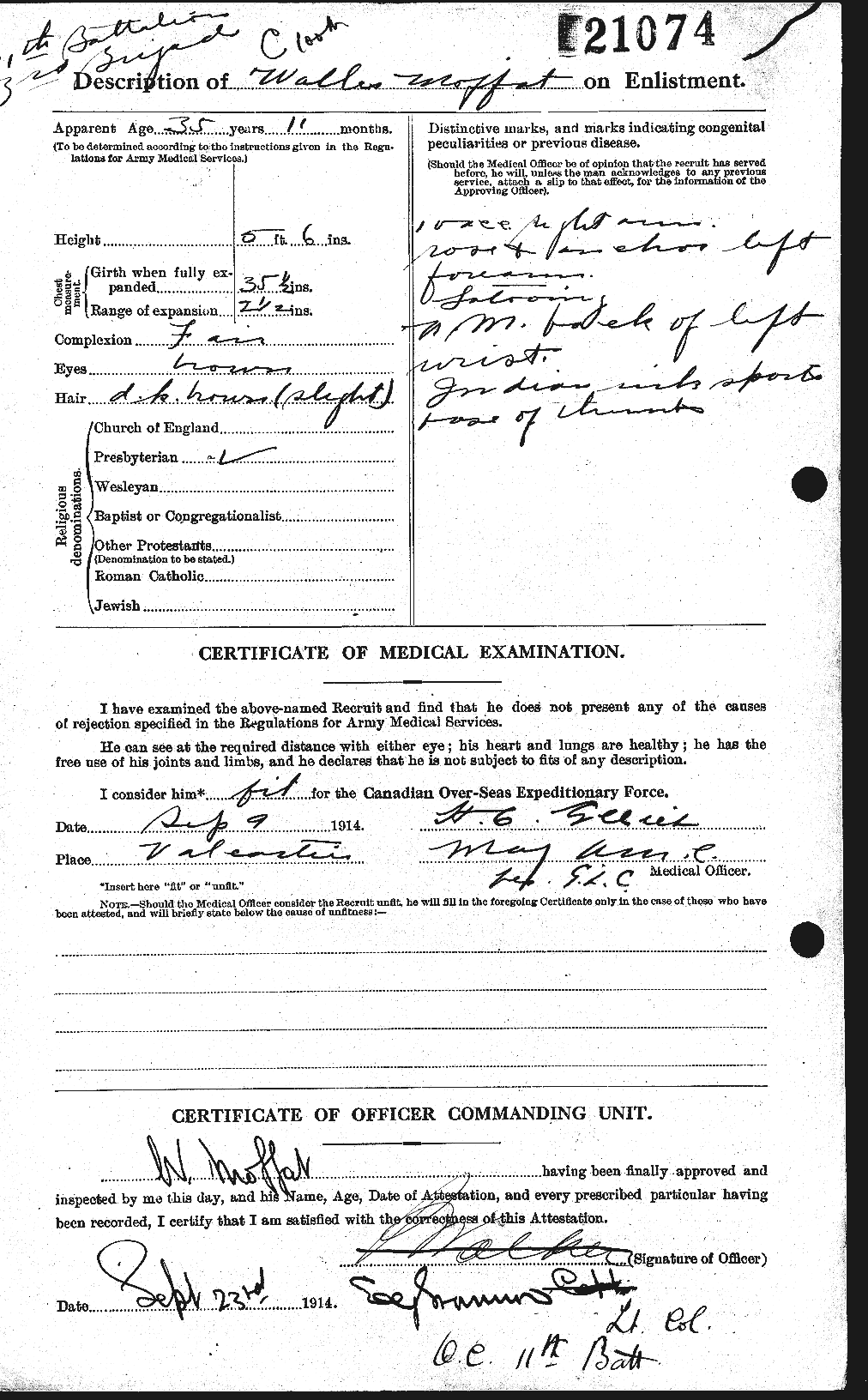 Personnel Records of the First World War - CEF 499080b