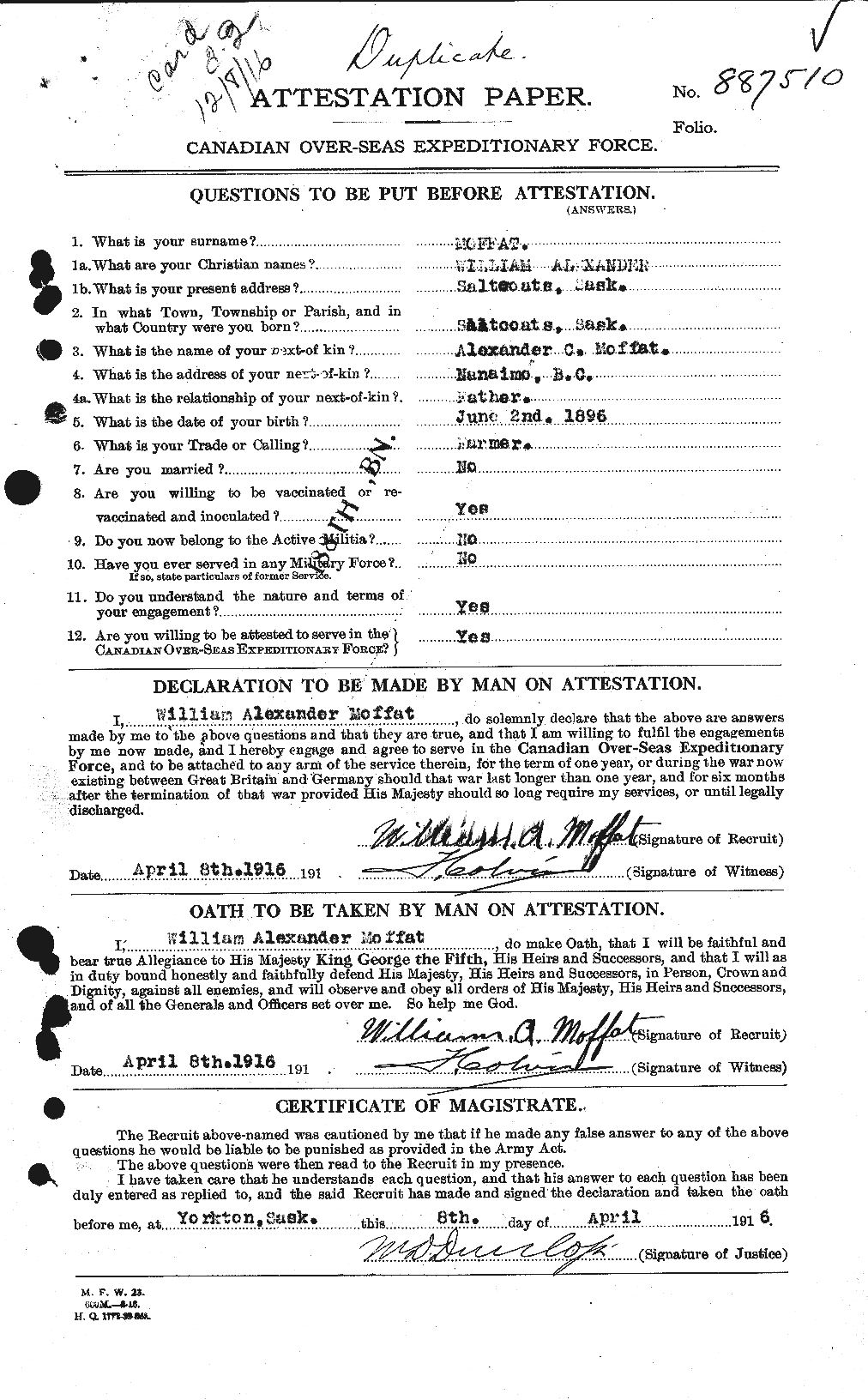 Personnel Records of the First World War - CEF 499090a