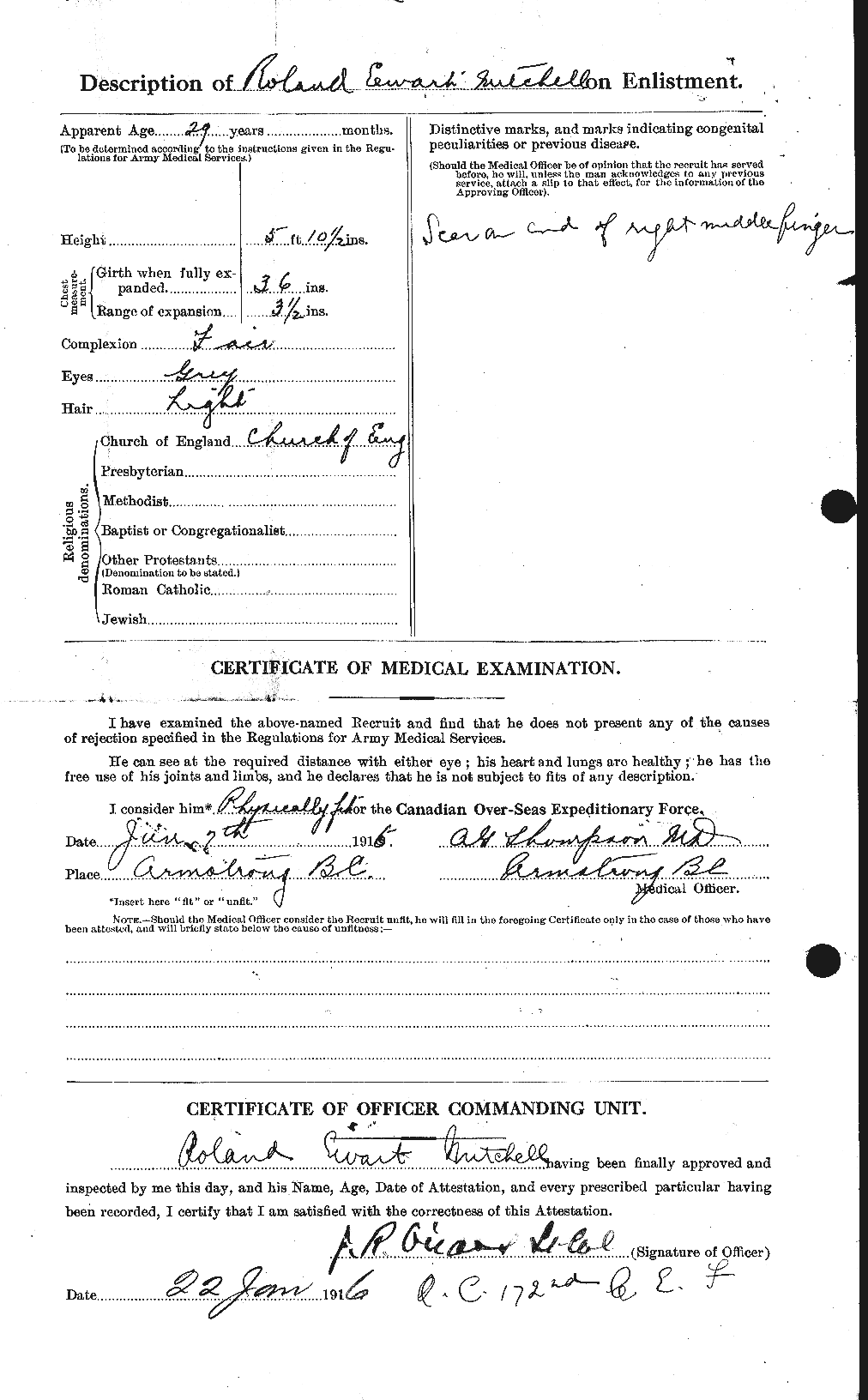 Personnel Records of the First World War - CEF 499875b