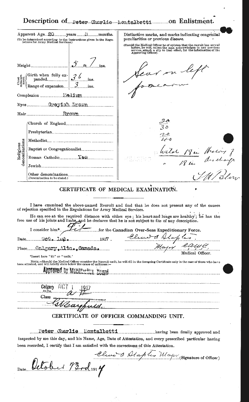 Personnel Records of the First World War - CEF 500197b