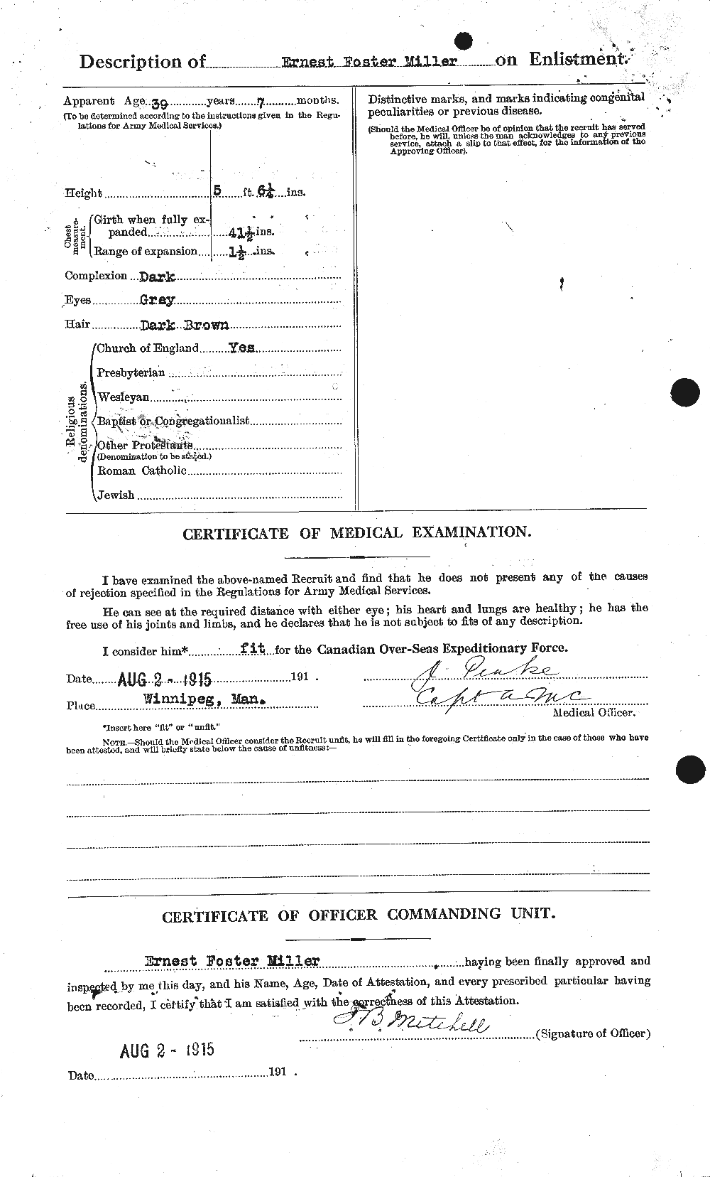 Personnel Records of the First World War - CEF 500504b