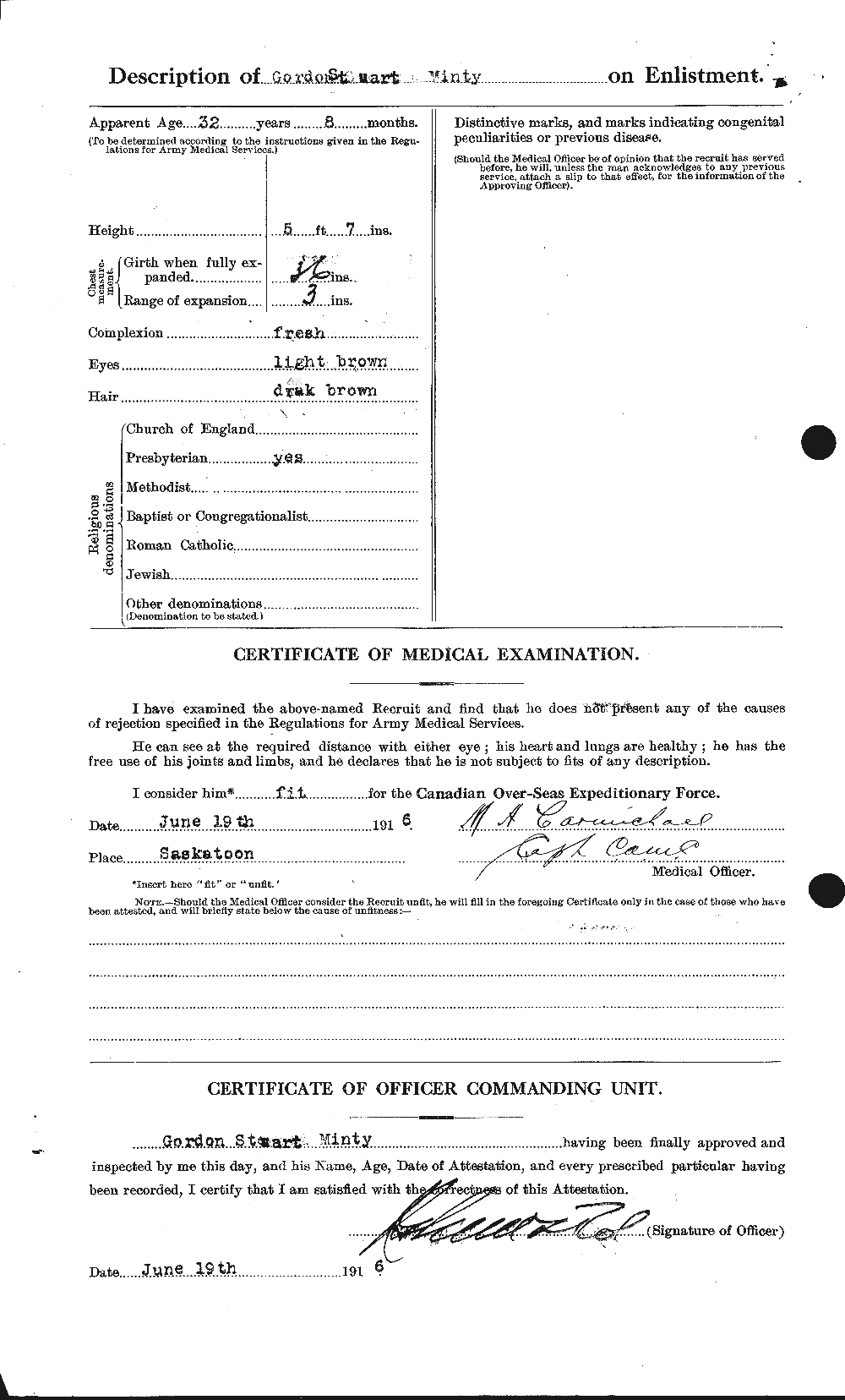 Personnel Records of the First World War - CEF 501064b