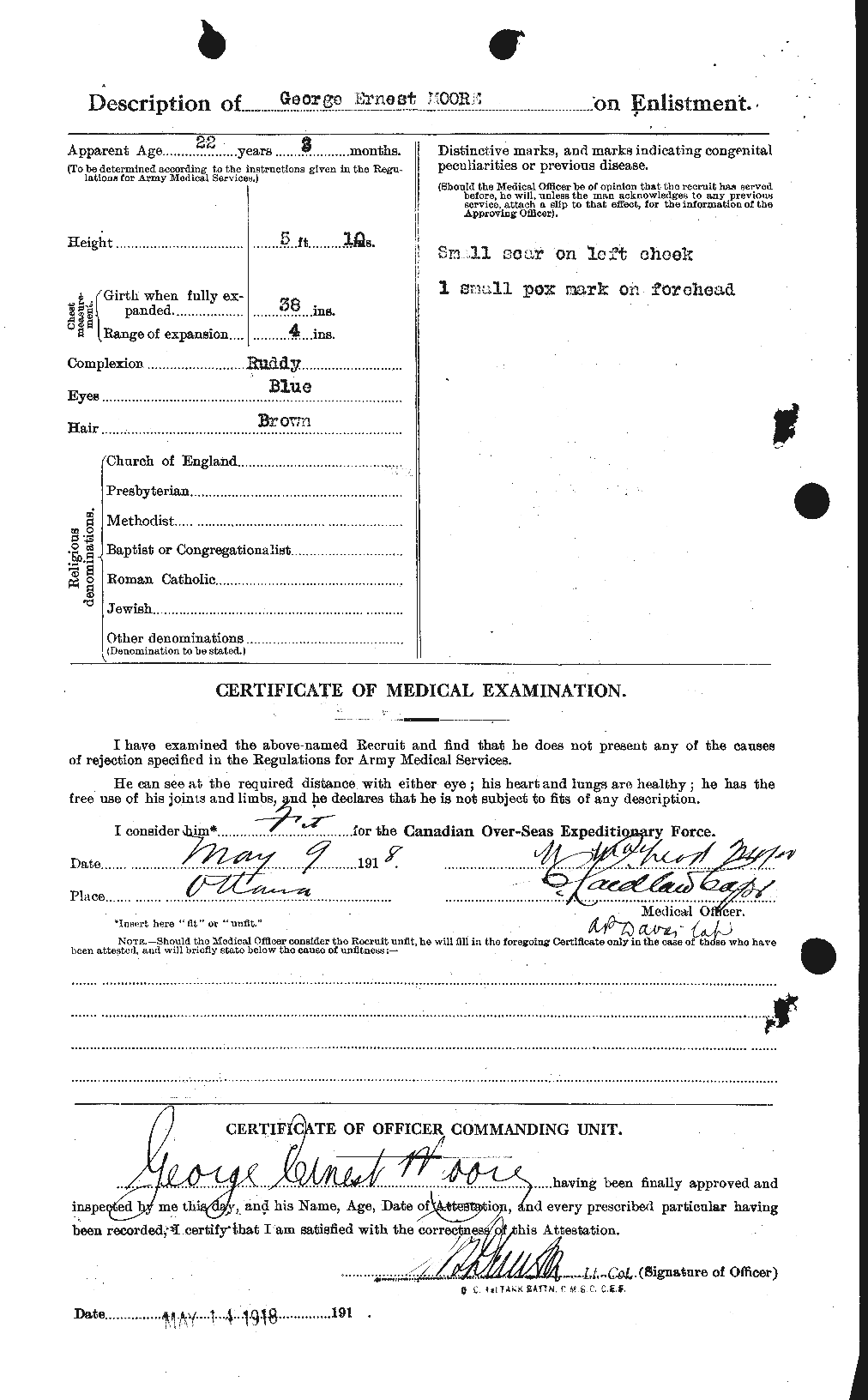 Personnel Records of the First World War - CEF 502000b