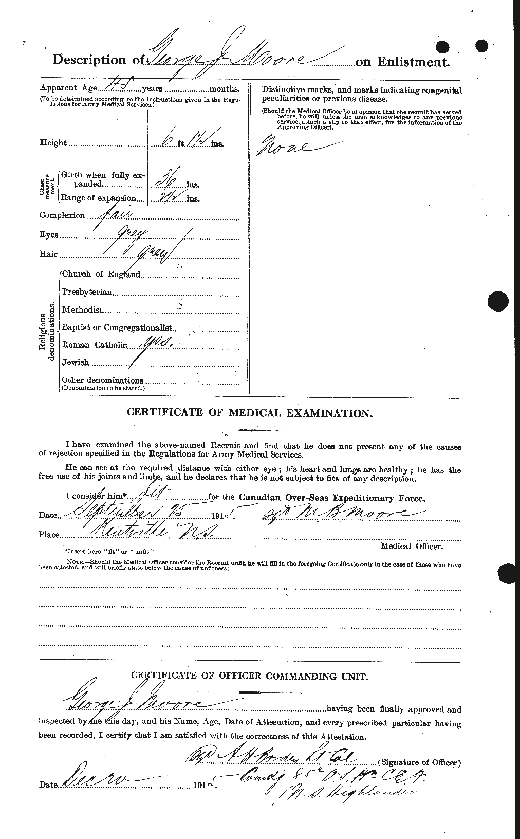 Personnel Records of the First World War - CEF 502015b