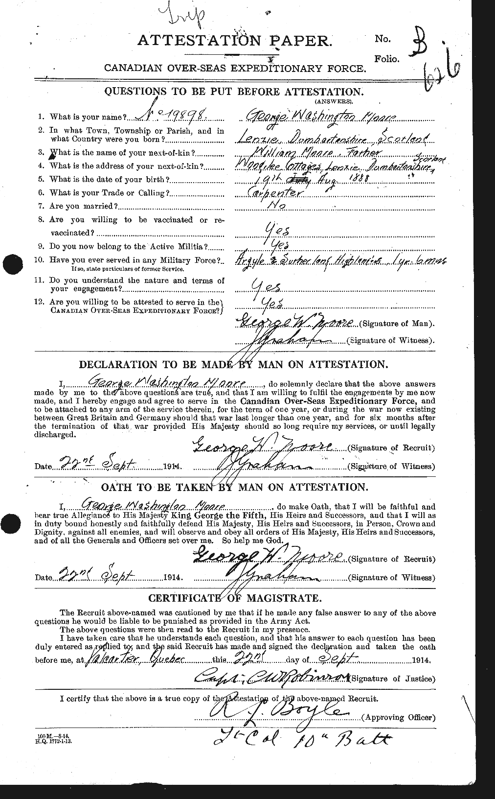 Personnel Records of the First World War - CEF 502026a