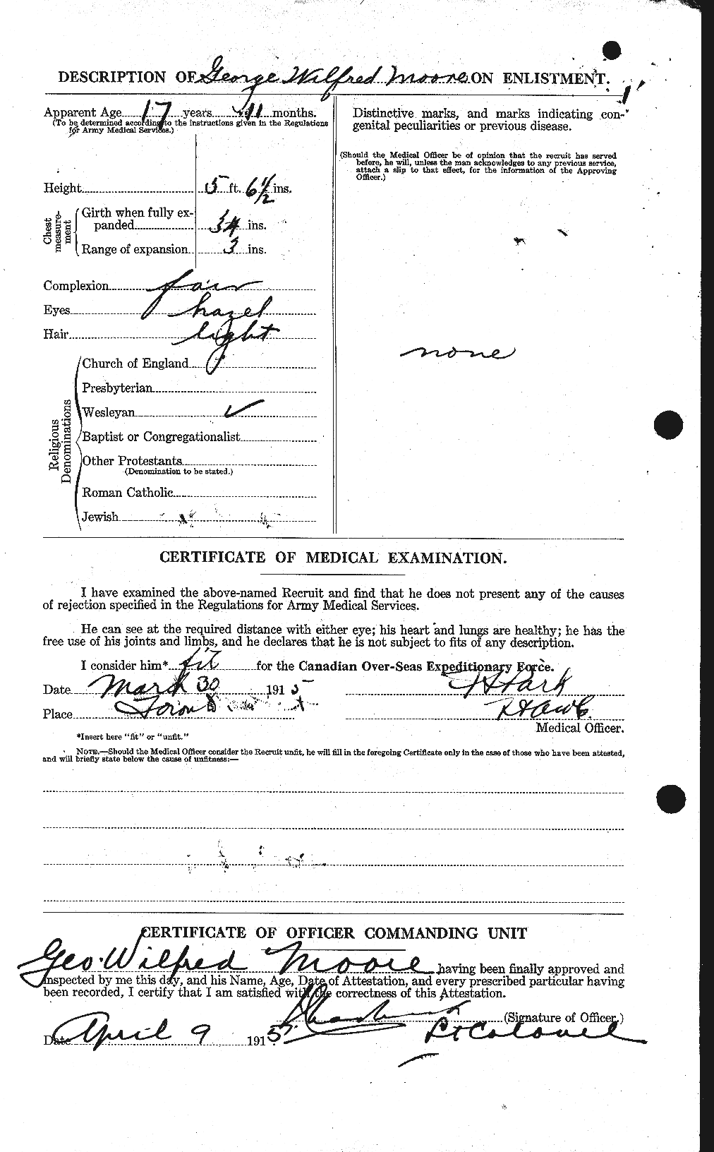 Personnel Records of the First World War - CEF 502028b