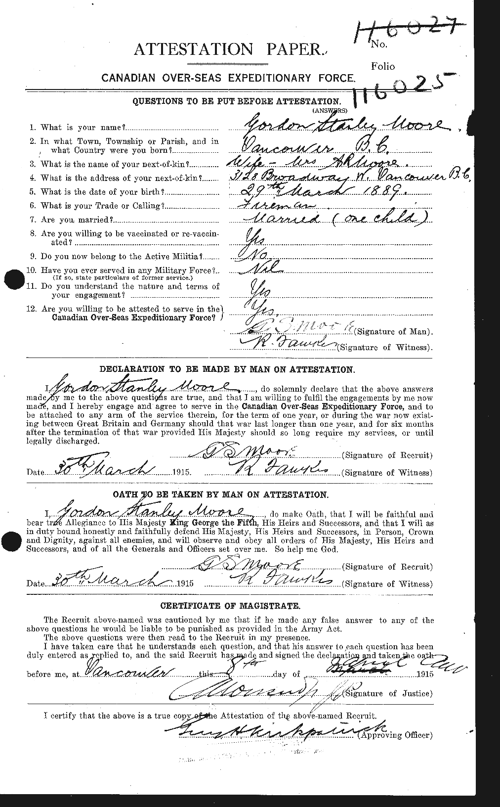 Personnel Records of the First World War - CEF 502048a