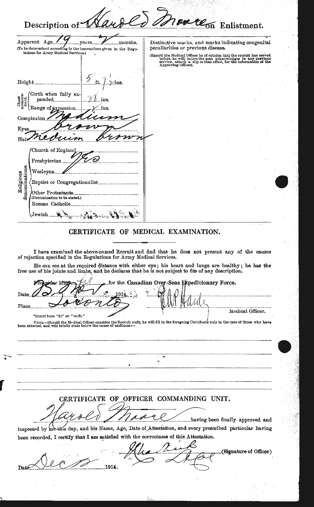 Personnel Records of the First World War - CEF 502053b