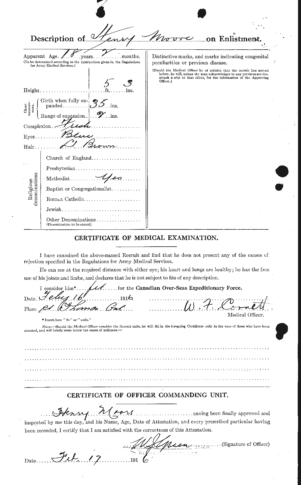 Personnel Records of the First World War - CEF 502096b