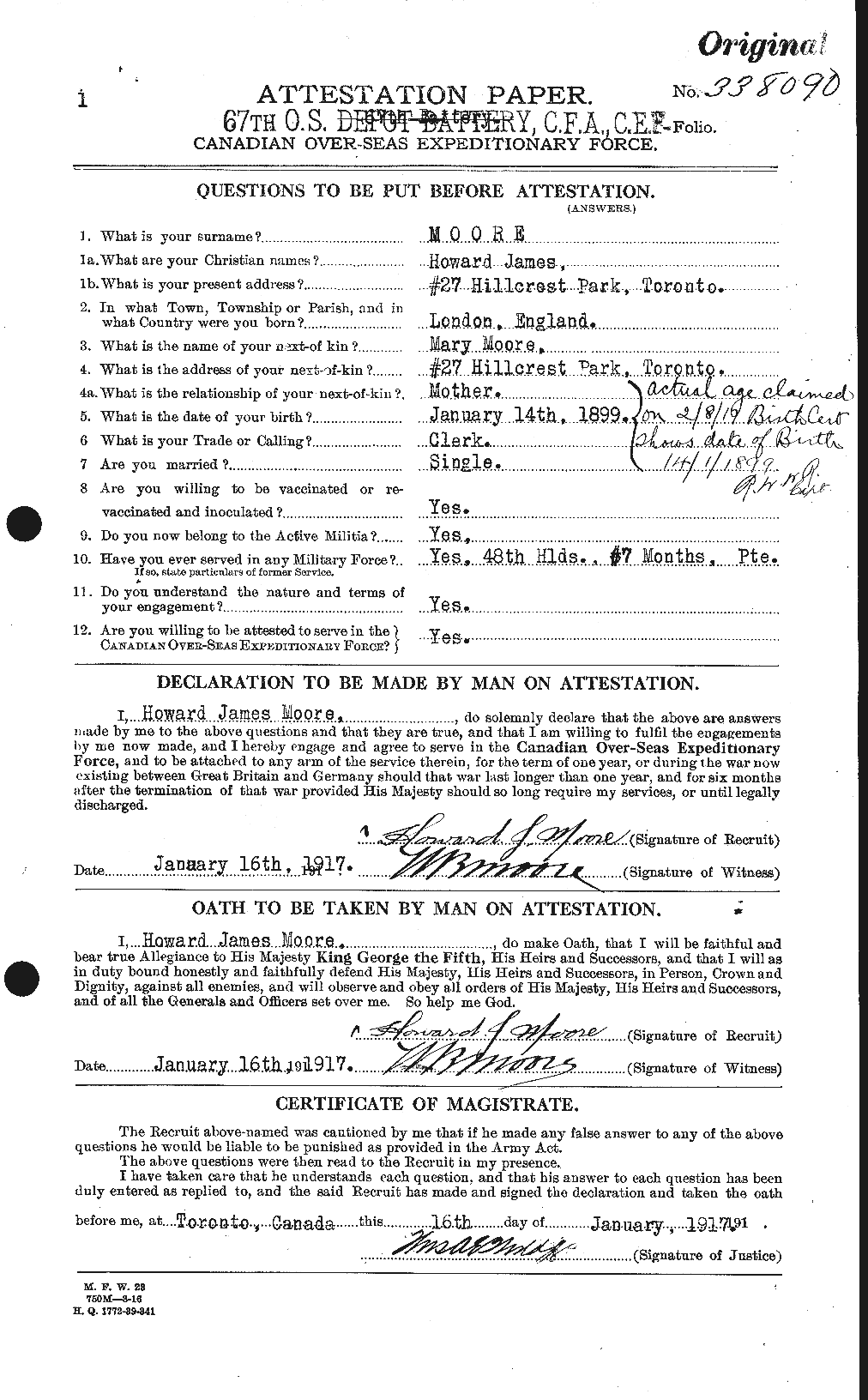 Personnel Records of the First World War - CEF 502137a