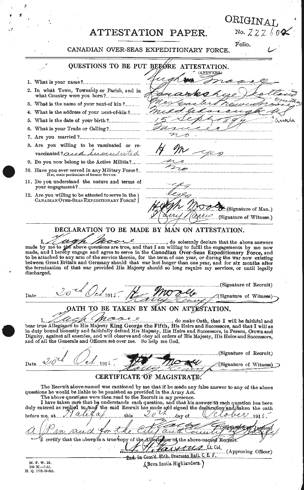 Personnel Records of the First World War - CEF 502142a