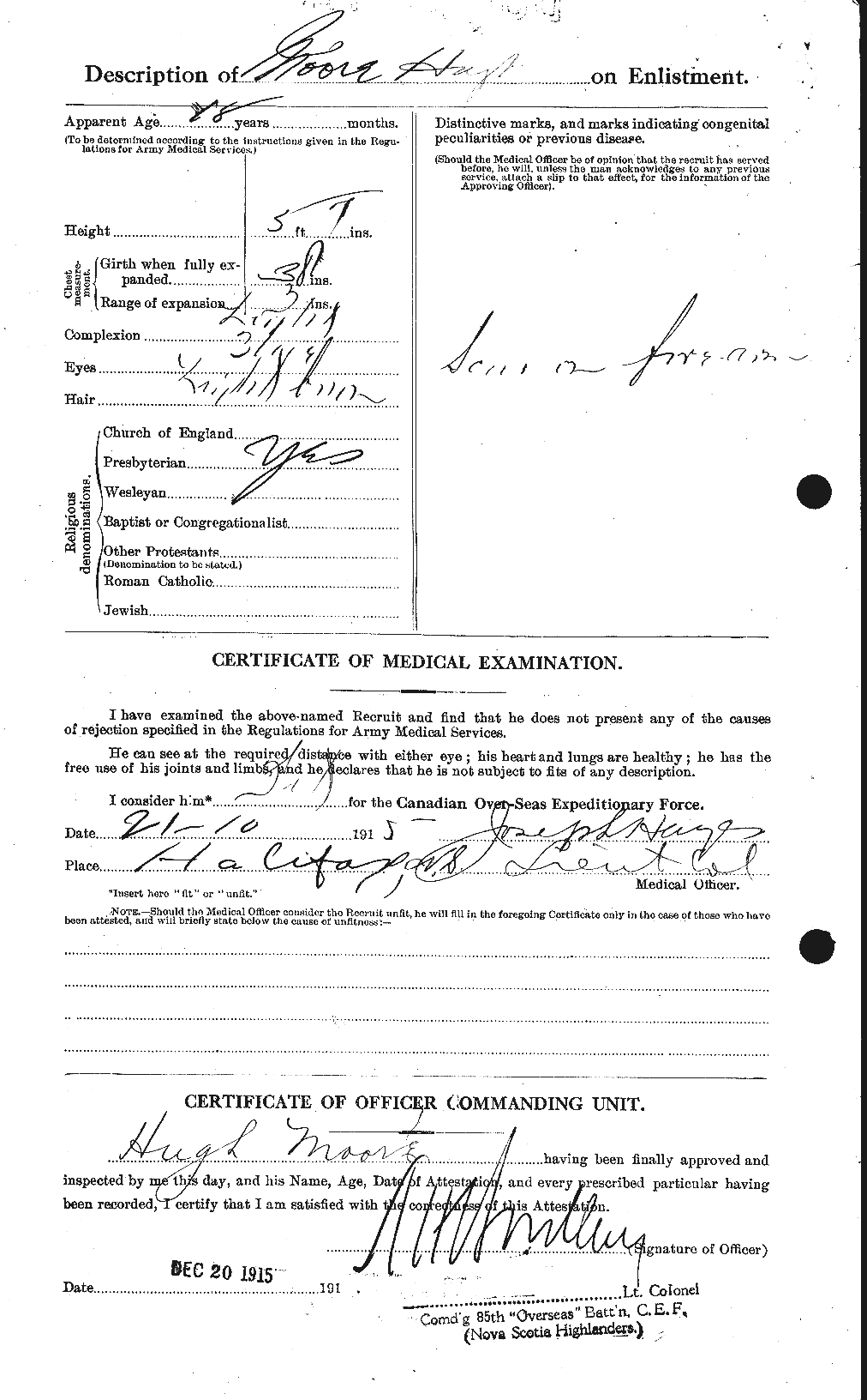 Personnel Records of the First World War - CEF 502142b