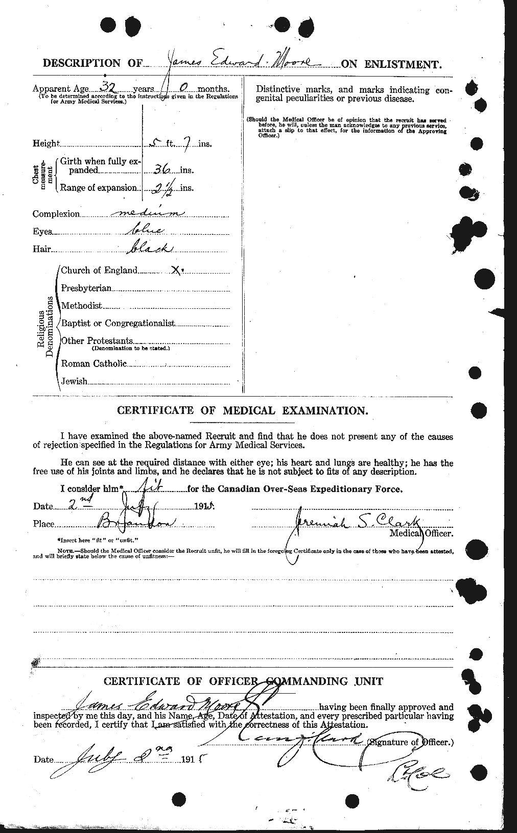 Personnel Records of the First World War - CEF 502161b