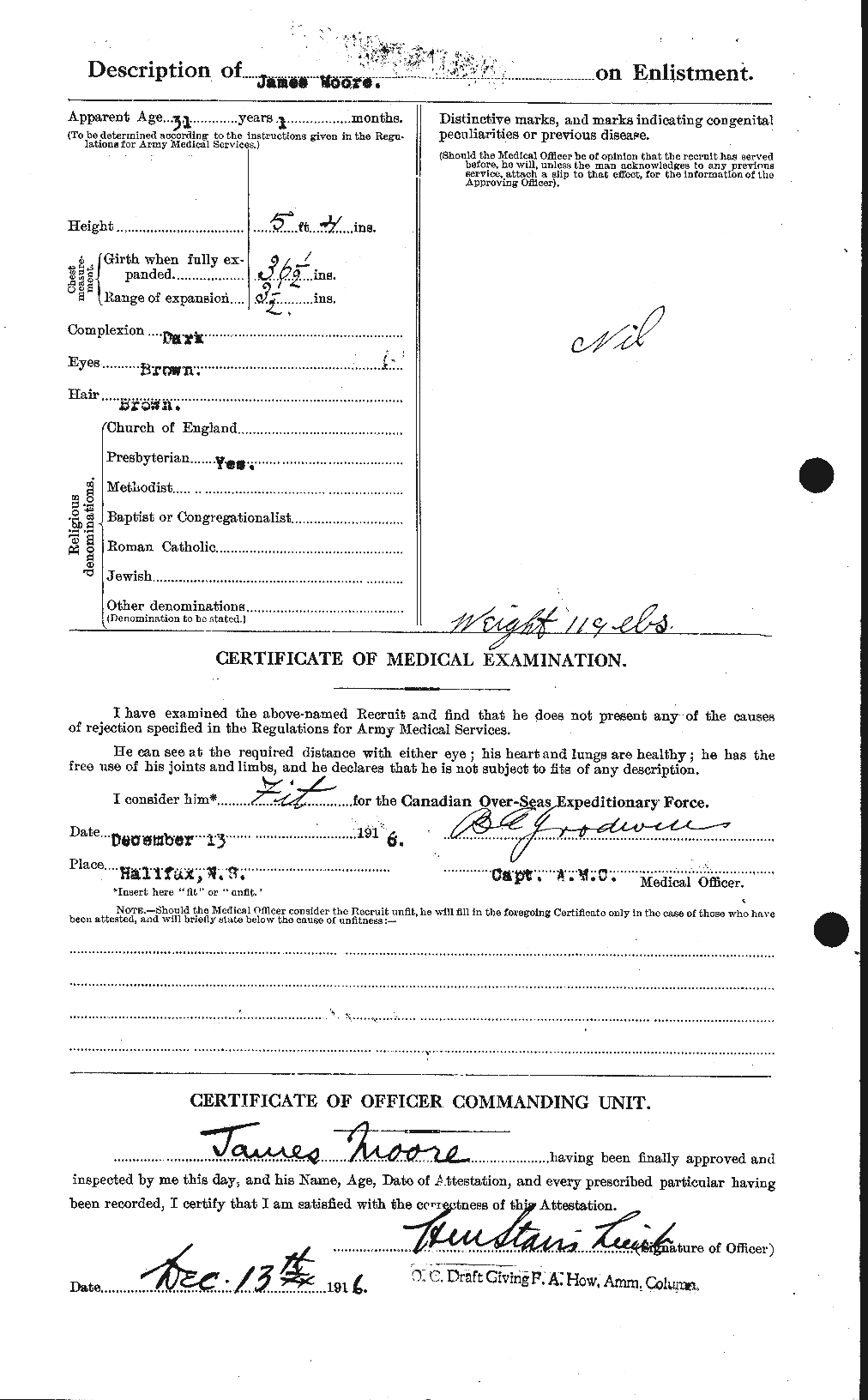 Personnel Records of the First World War - CEF 502174b