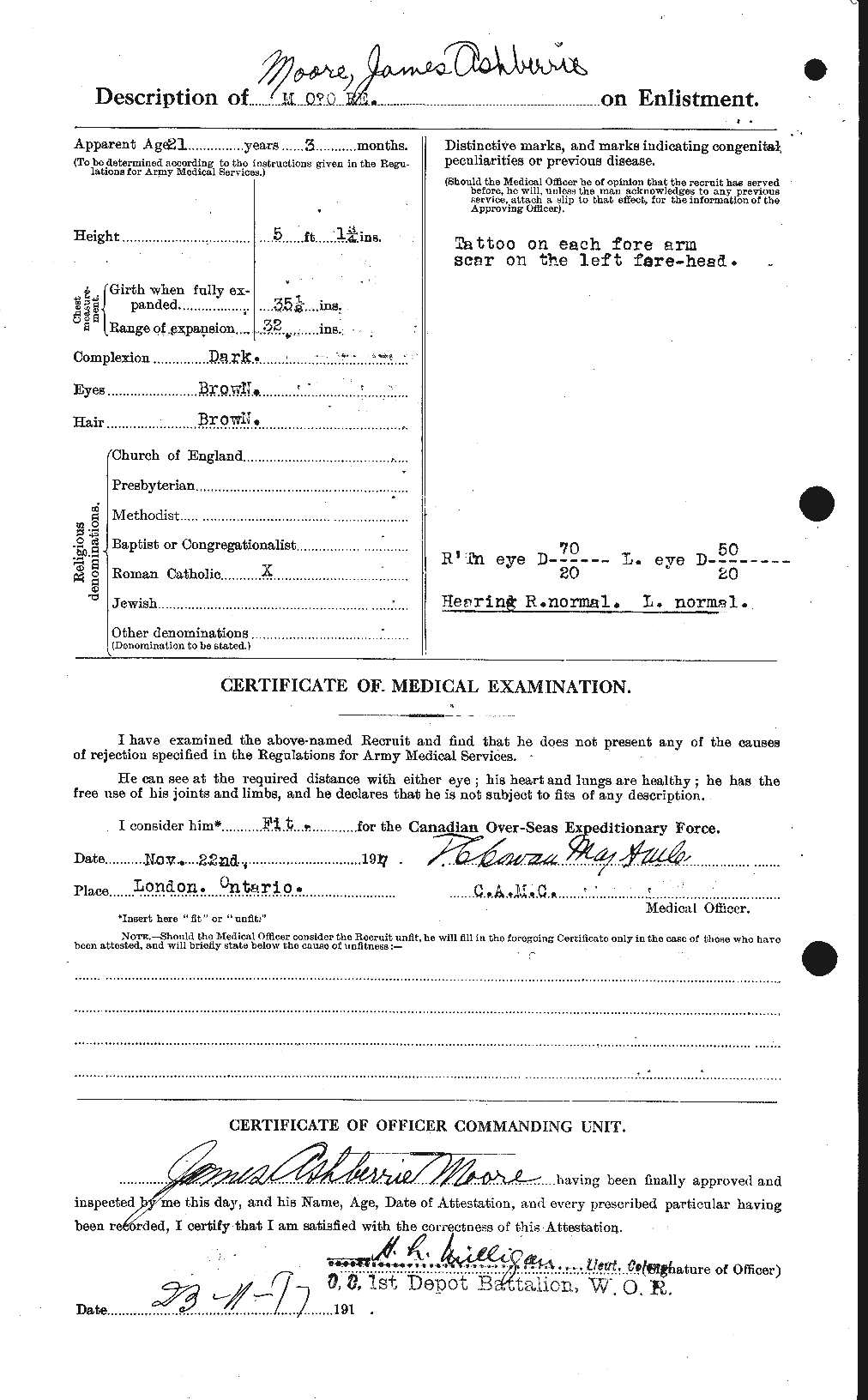 Personnel Records of the First World War - CEF 502207b