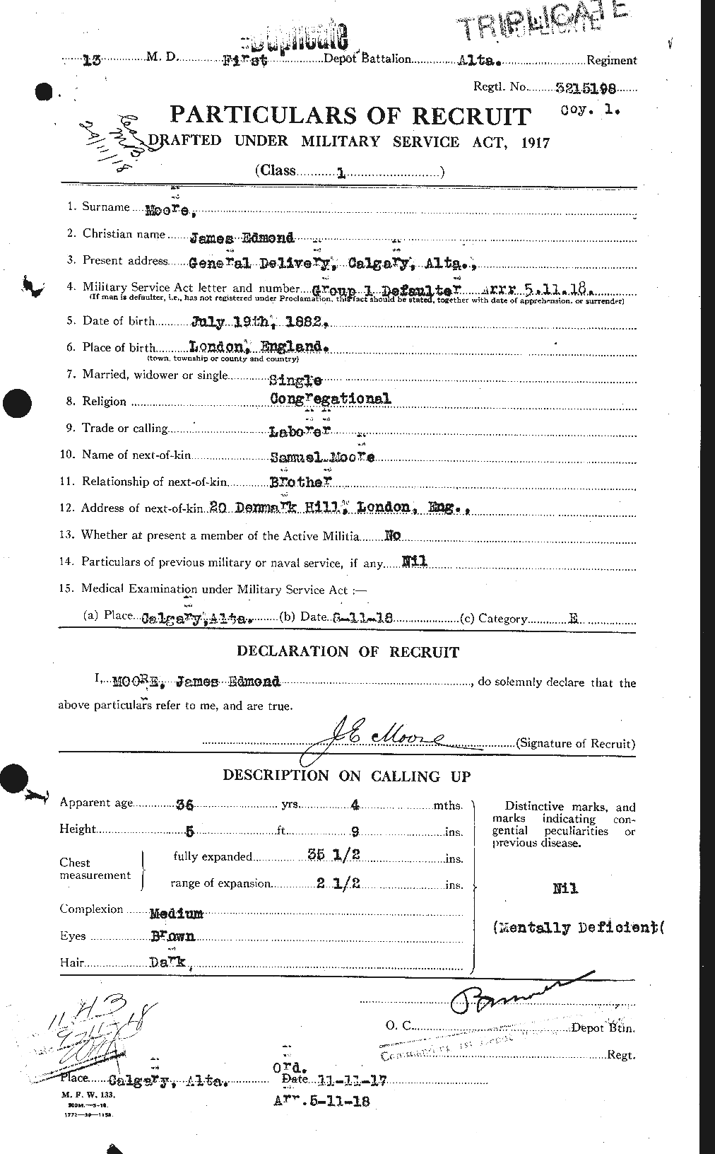 Personnel Records of the First World War - CEF 502209a