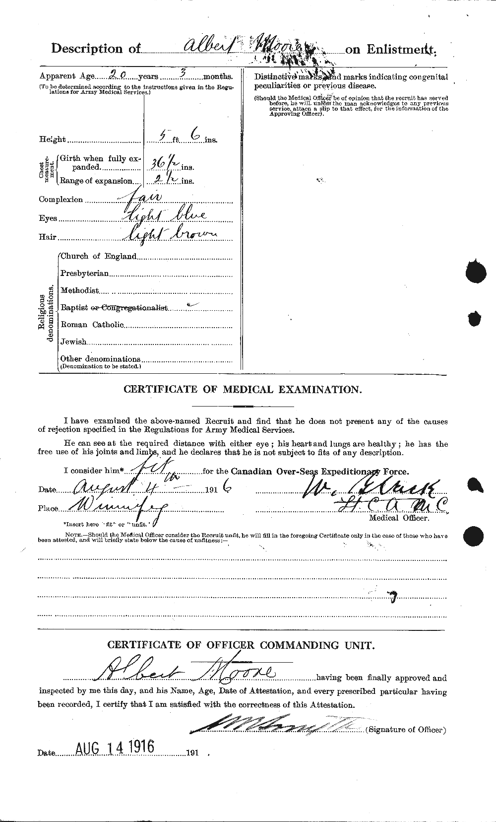 Personnel Records of the First World War - CEF 503215b