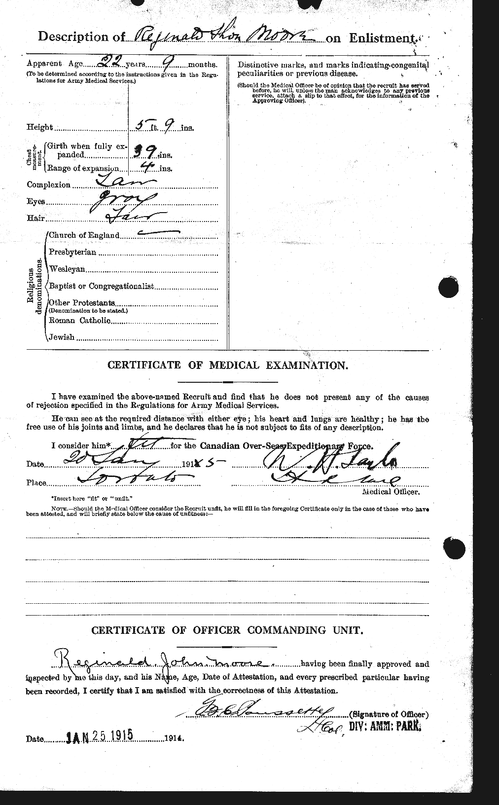 Personnel Records of the First World War - CEF 503324b