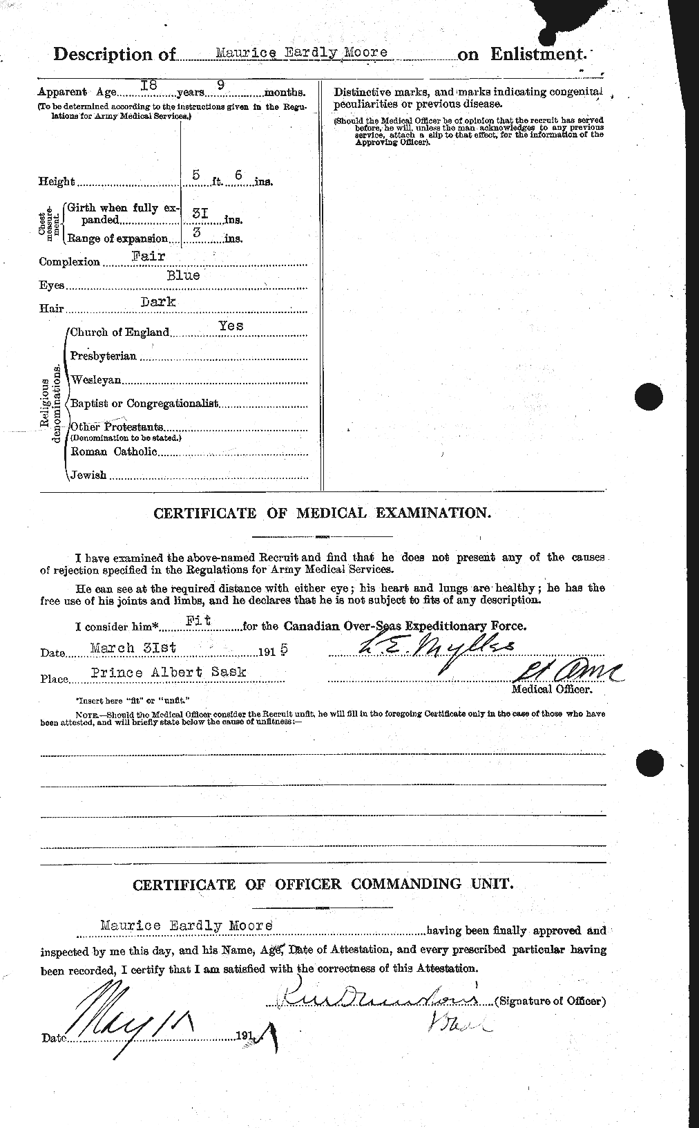 Personnel Records of the First World War - CEF 503433b