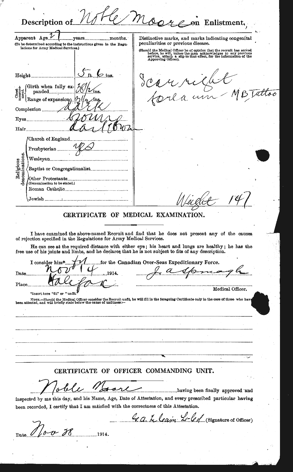 Personnel Records of the First World War - CEF 503456b
