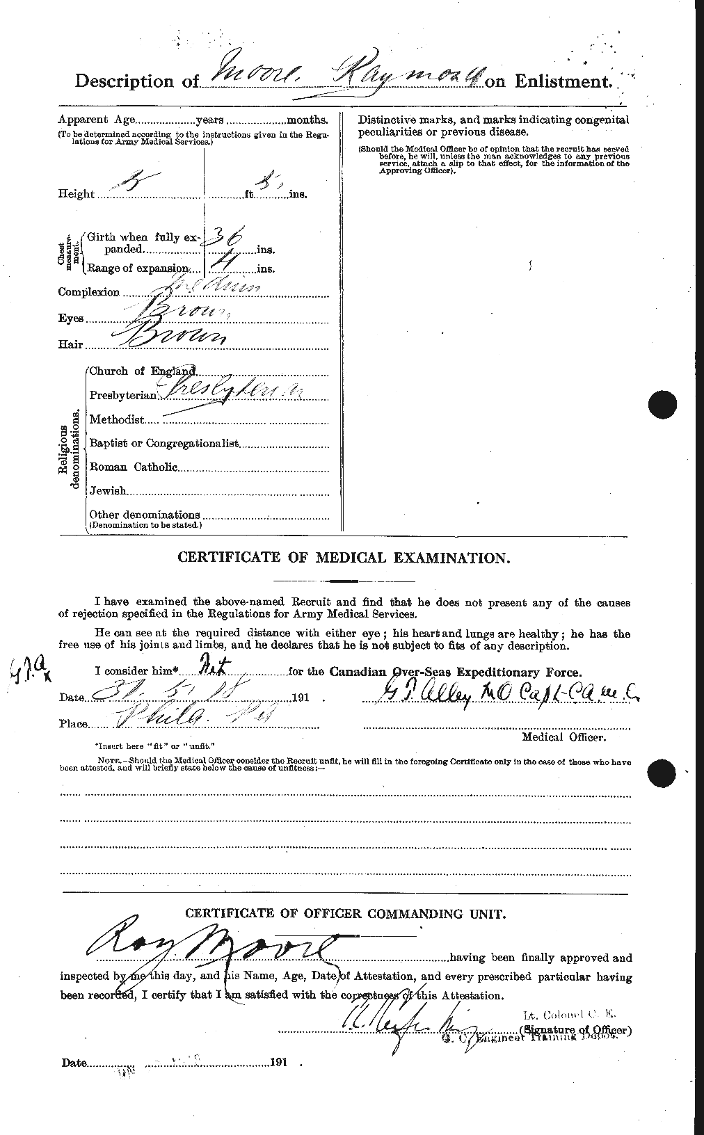 Personnel Records of the First World War - CEF 503518b