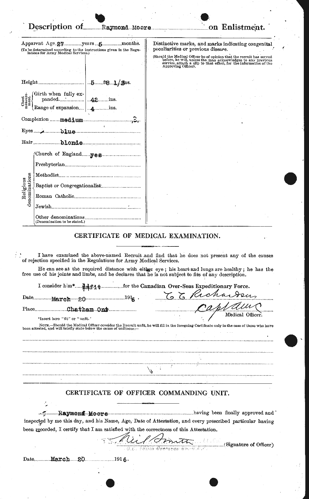 Personnel Records of the First World War - CEF 503519b