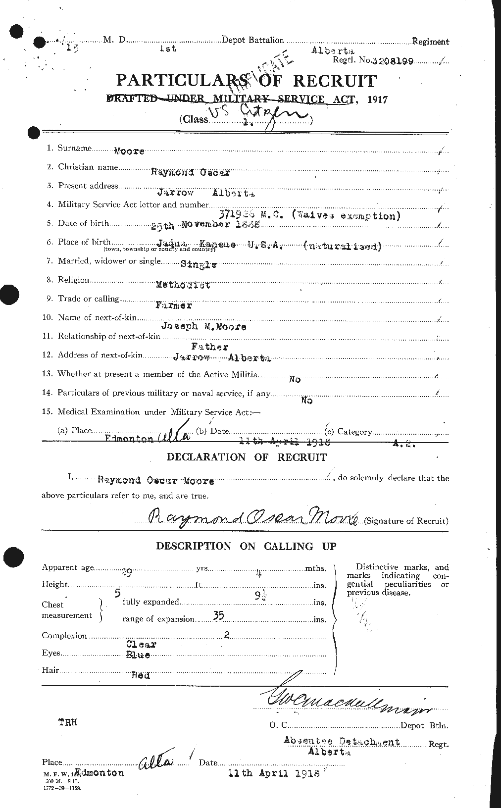 Personnel Records of the First World War - CEF 503521a