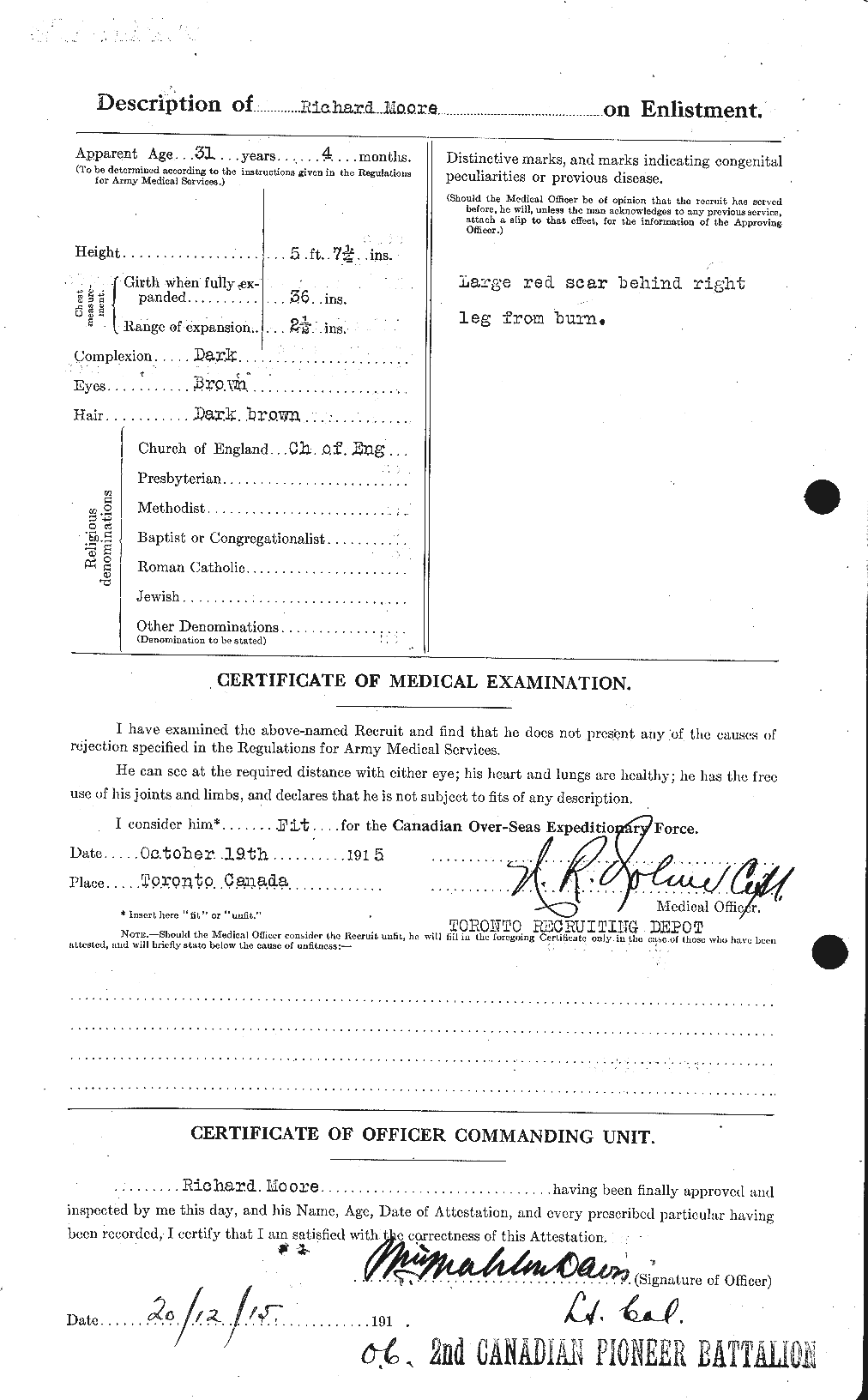 Personnel Records of the First World War - CEF 503530b