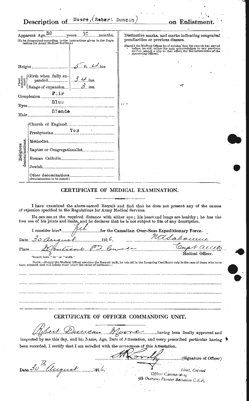 Personnel Records of the First World War - CEF 503561b