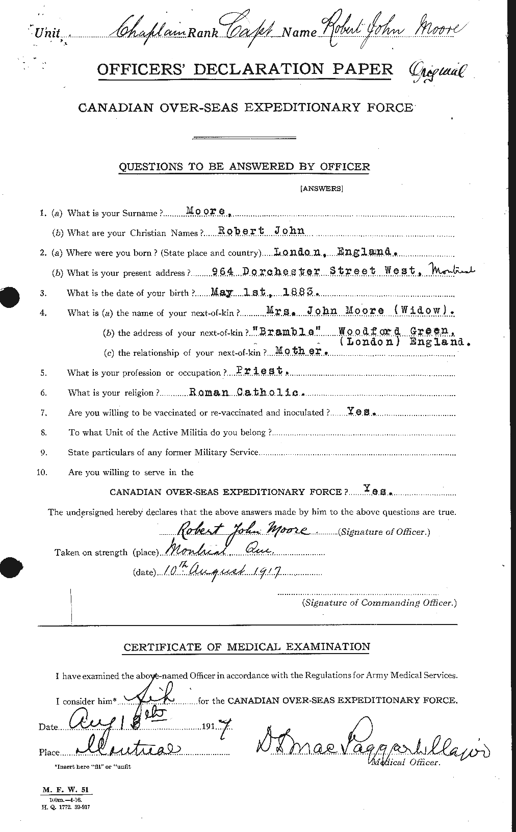 Personnel Records of the First World War - CEF 503578a