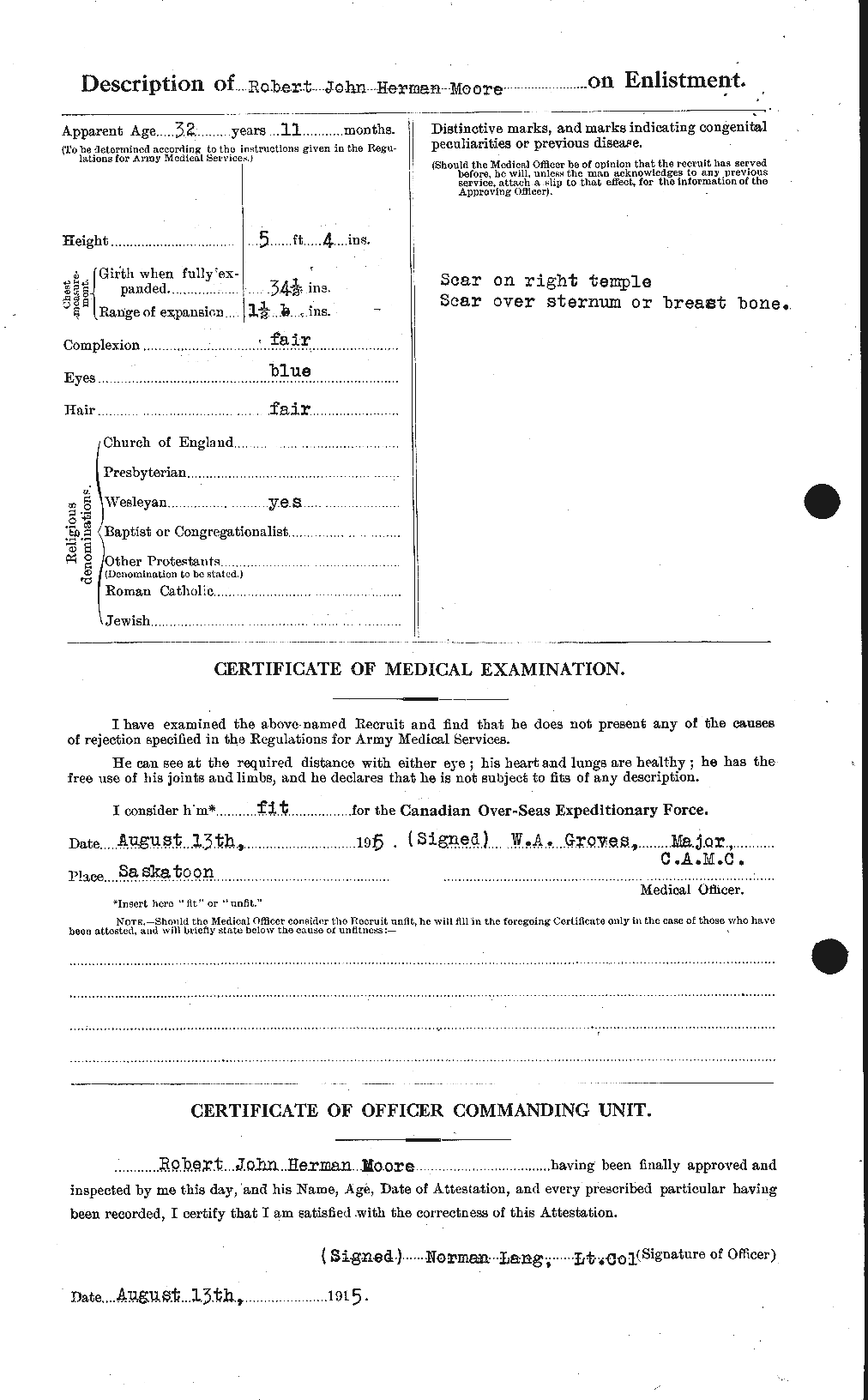 Personnel Records of the First World War - CEF 503579b