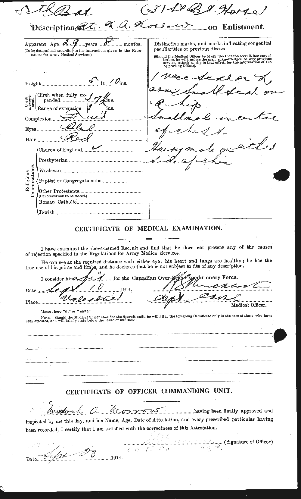Personnel Records of the First World War - CEF 504295b