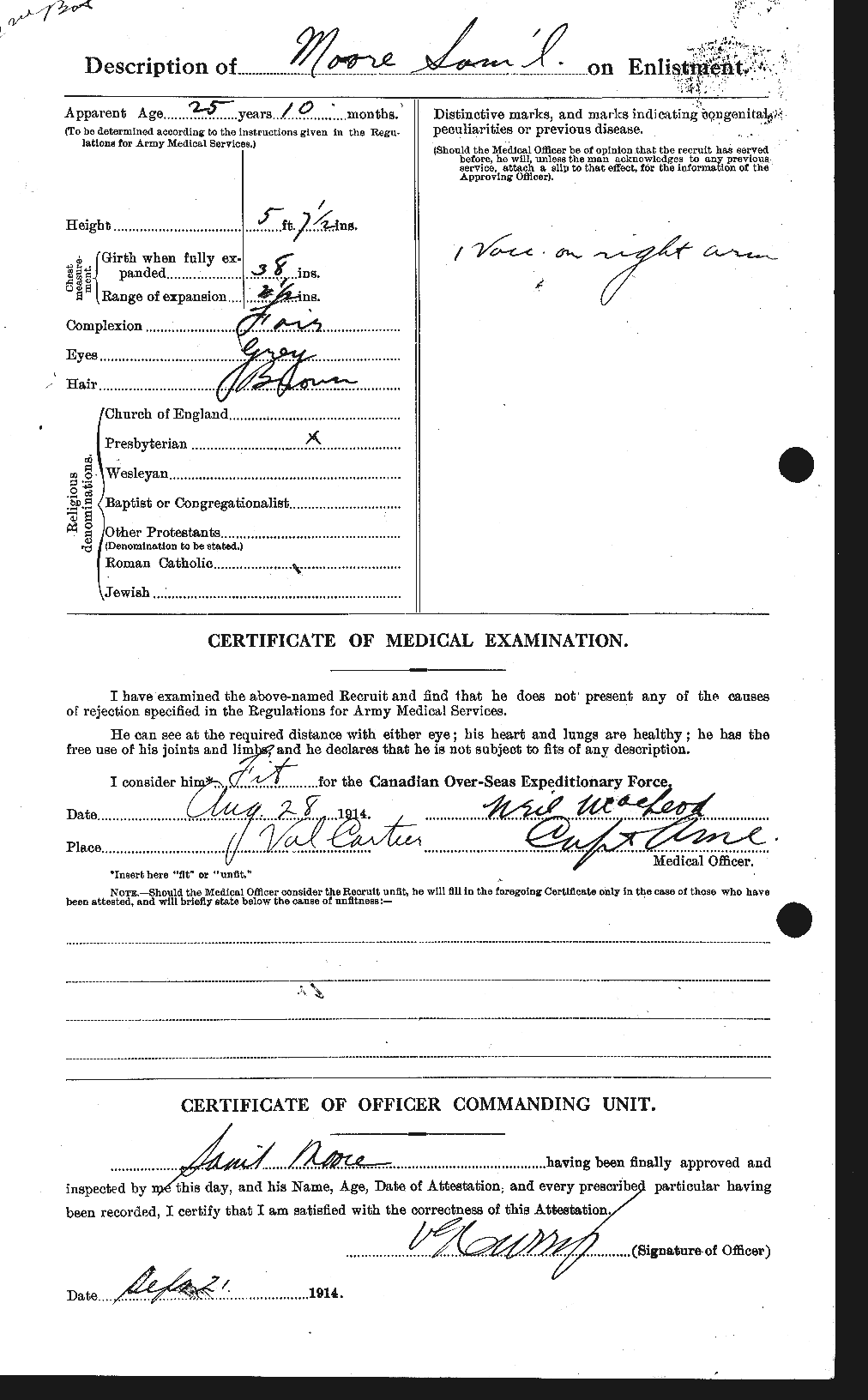 Personnel Records of the First World War - CEF 505563b