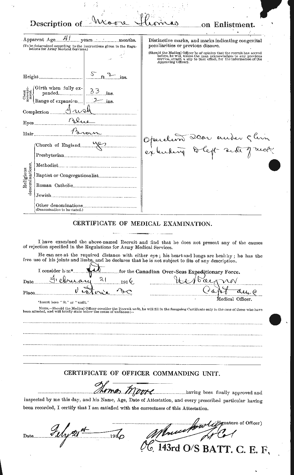 Personnel Records of the First World War - CEF 505611b