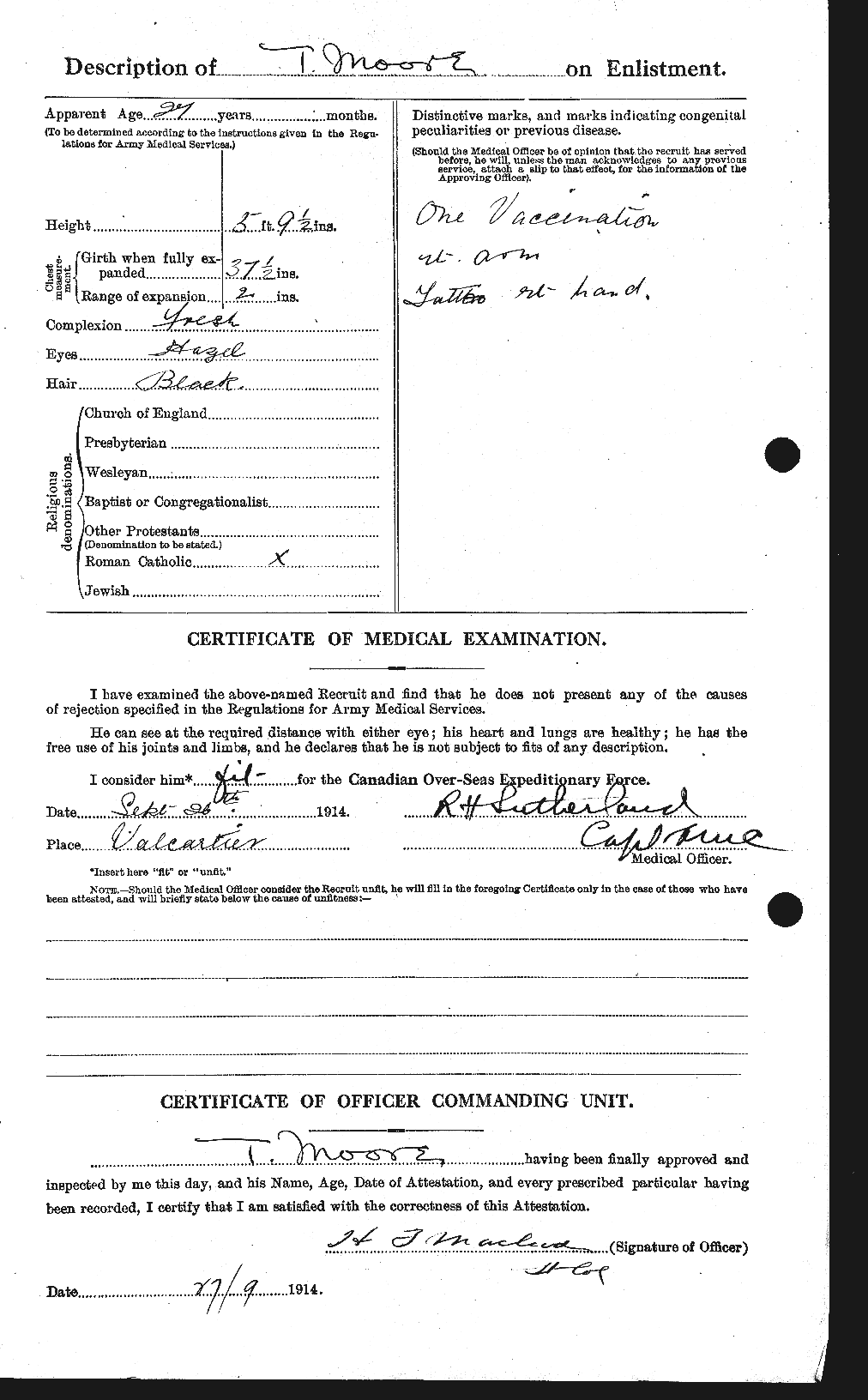 Personnel Records of the First World War - CEF 505620b
