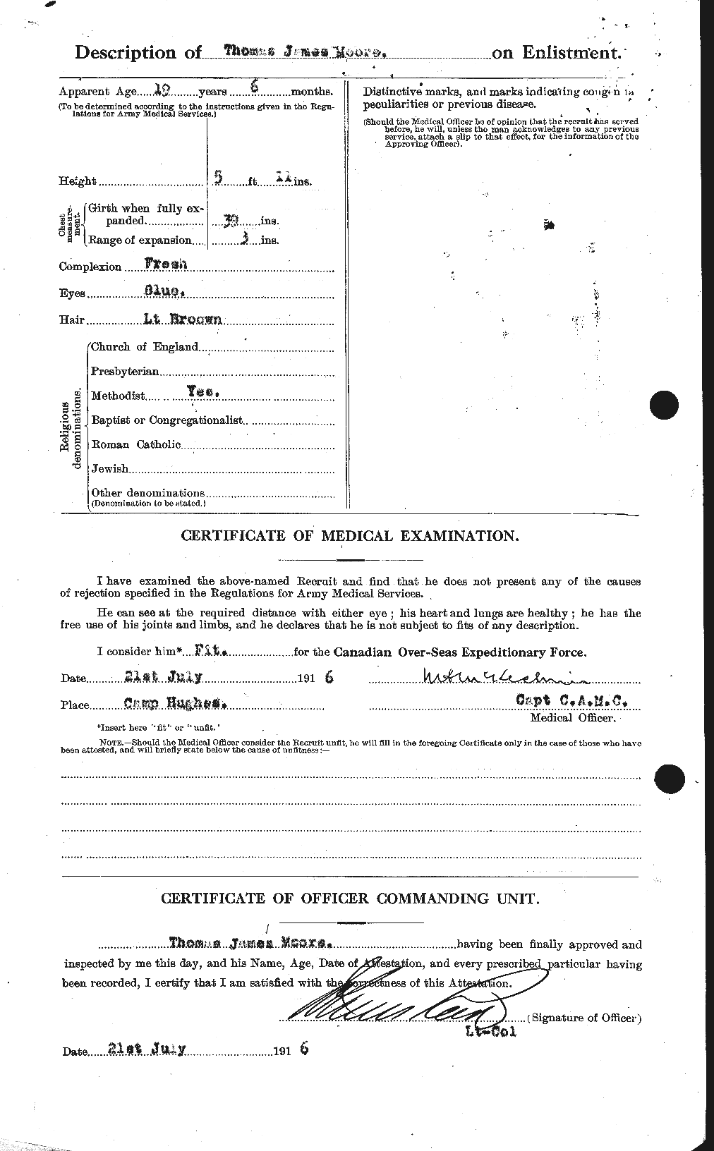 Personnel Records of the First World War - CEF 505657b
