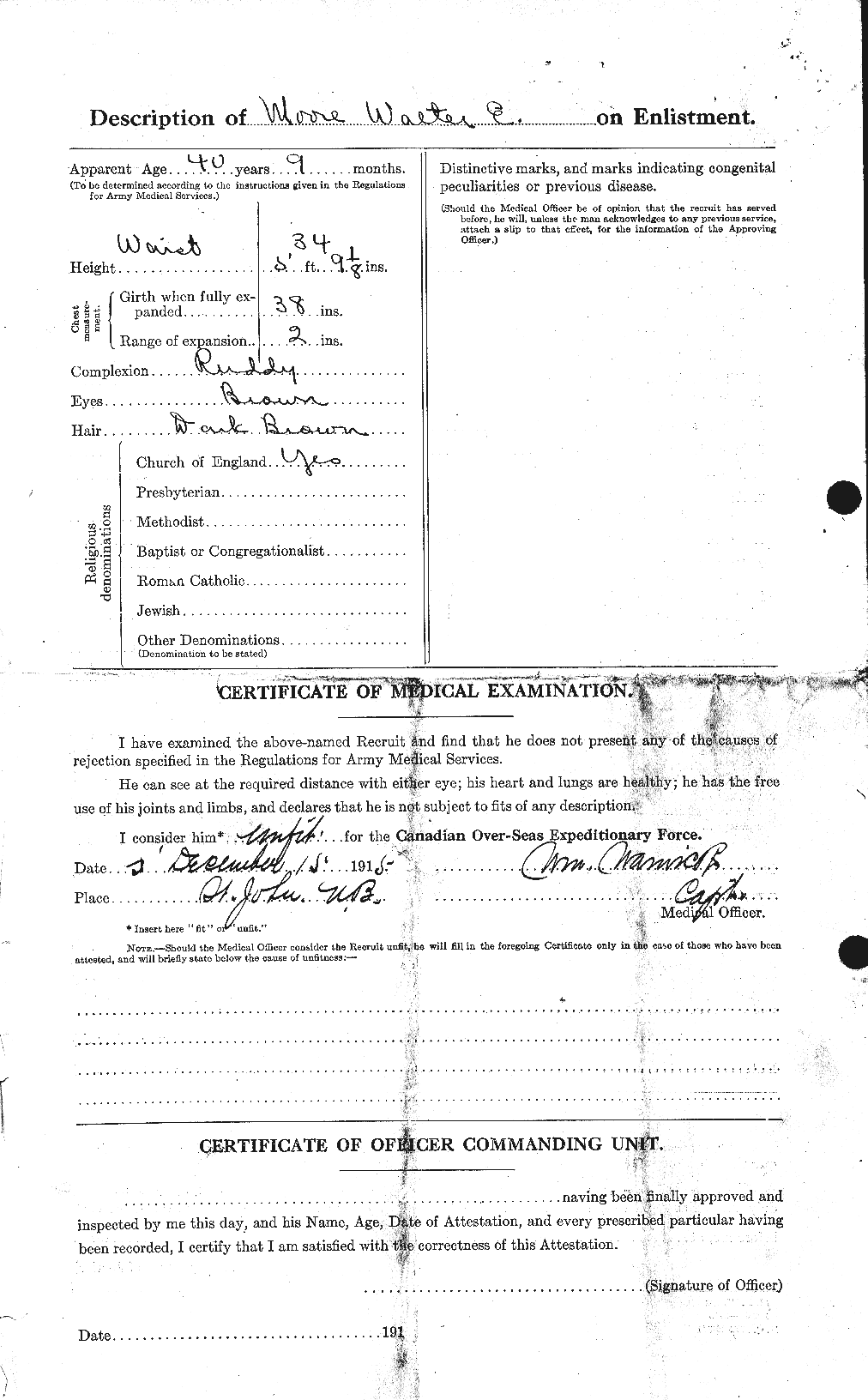 Personnel Records of the First World War - CEF 505703b