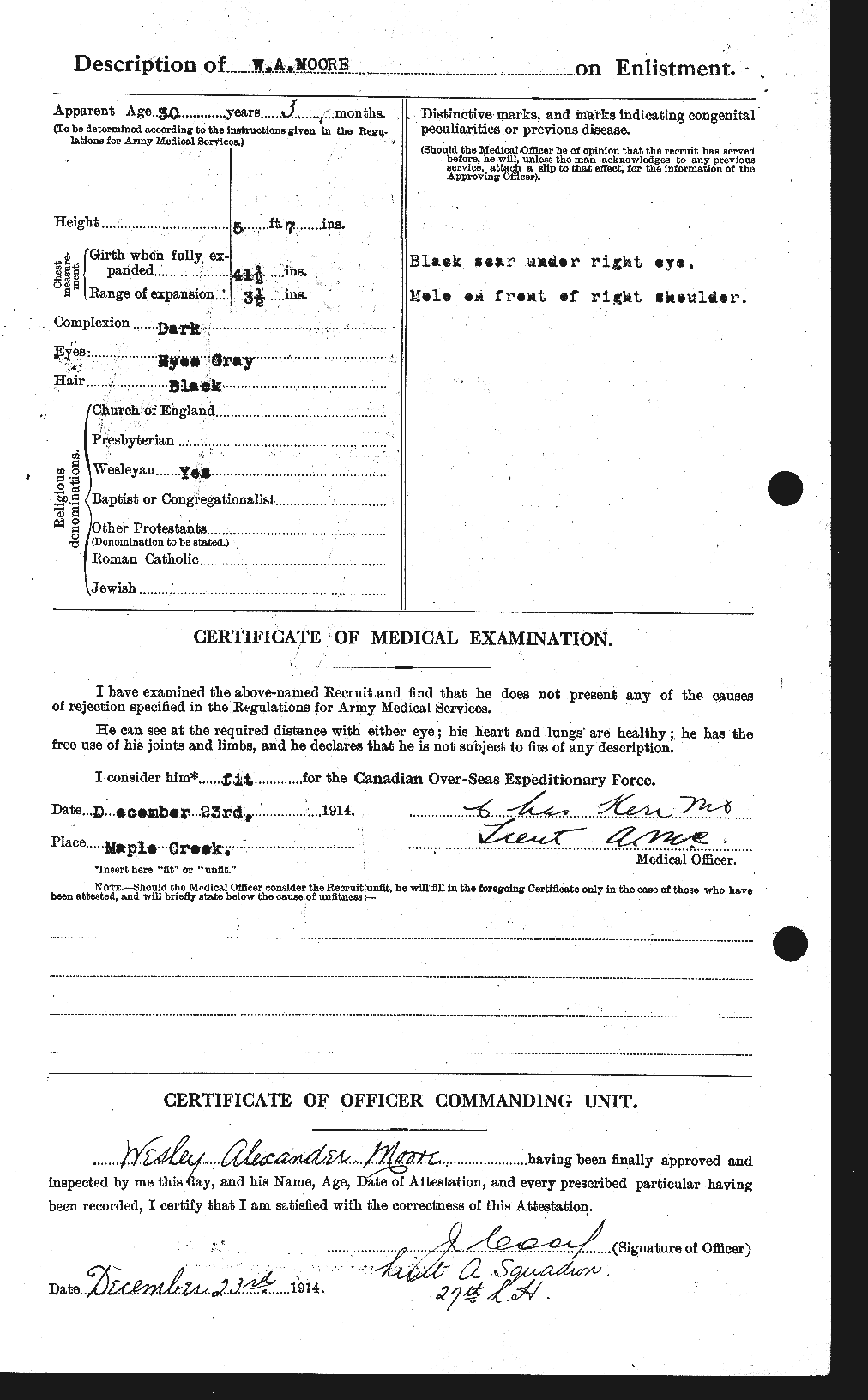 Personnel Records of the First World War - CEF 505725b