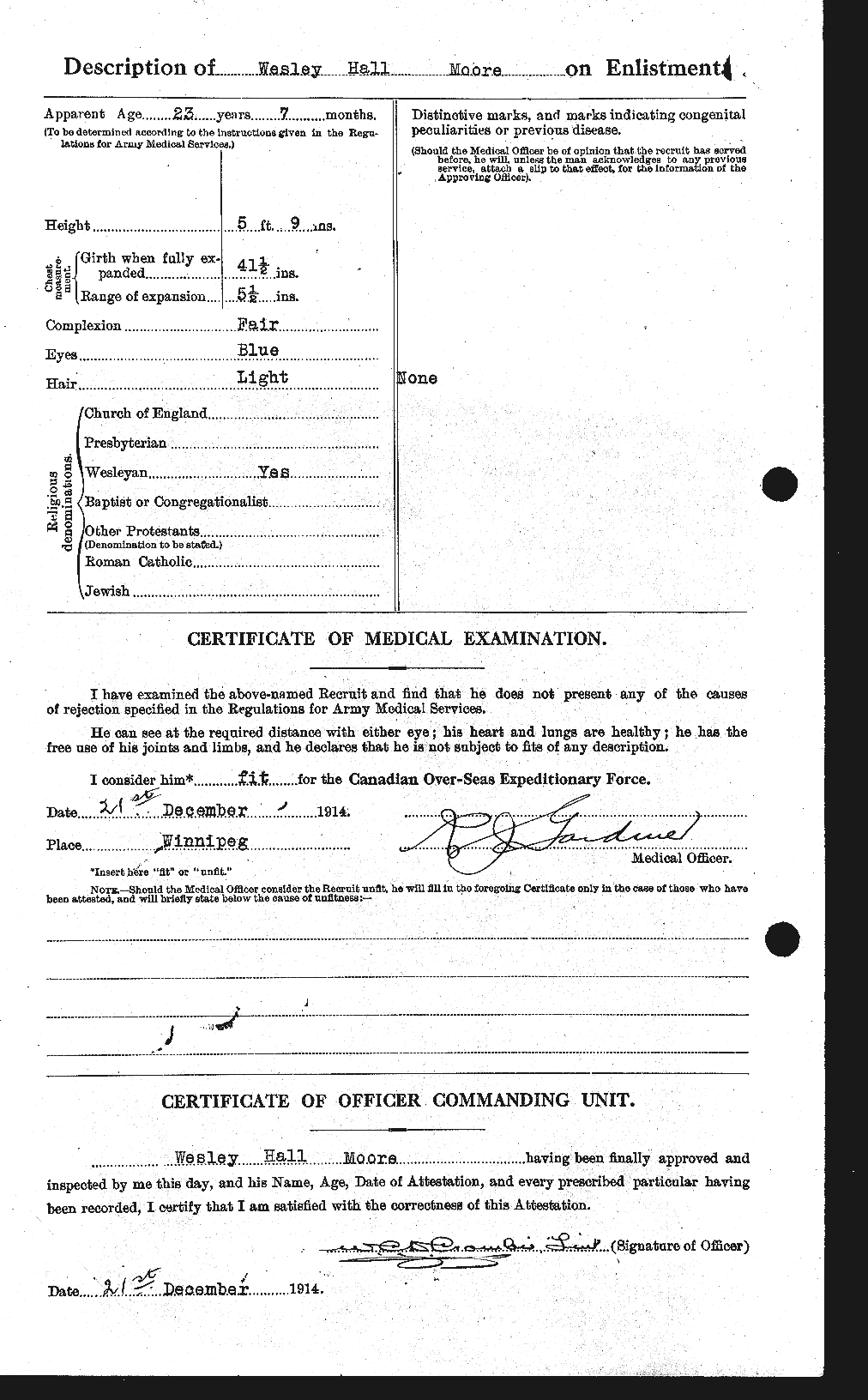 Personnel Records of the First World War - CEF 505728b