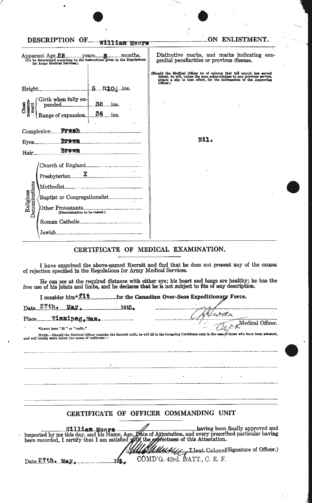 Personnel Records of the First World War - CEF 505742b