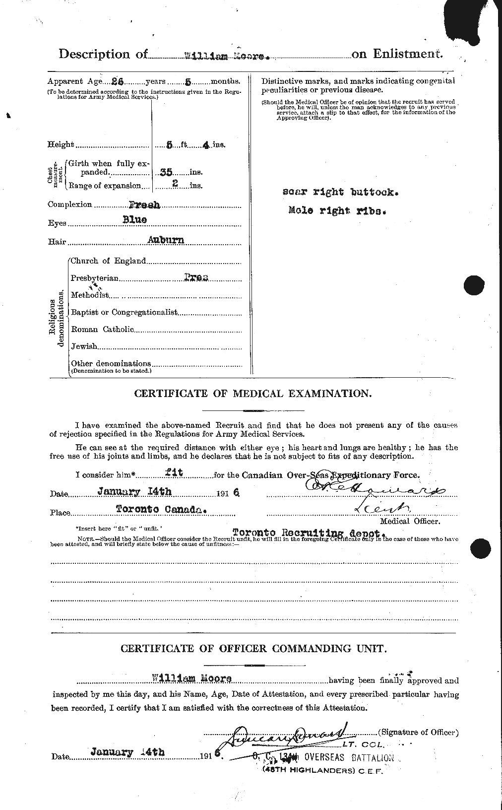Personnel Records of the First World War - CEF 505762b