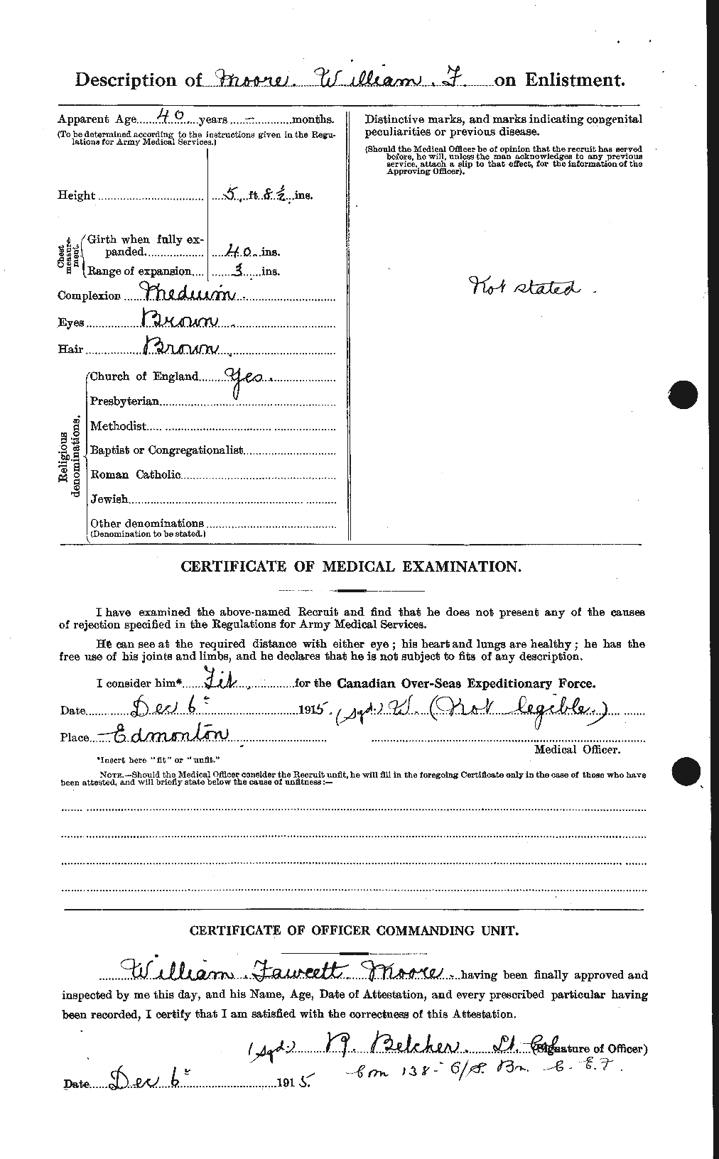 Personnel Records of the First World War - CEF 505800b