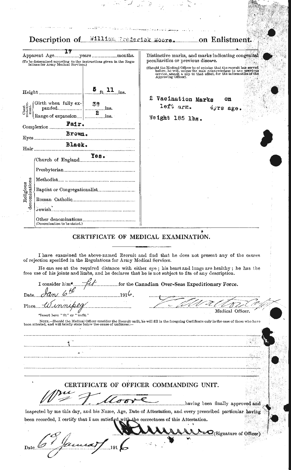 Personnel Records of the First World War - CEF 505807b