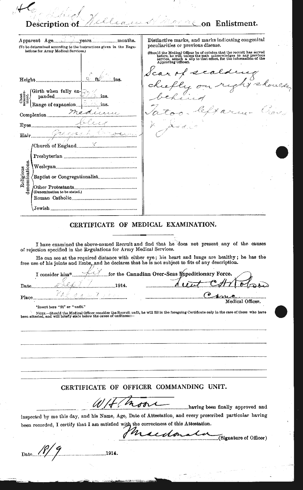 Personnel Records of the First World War - CEF 505817b