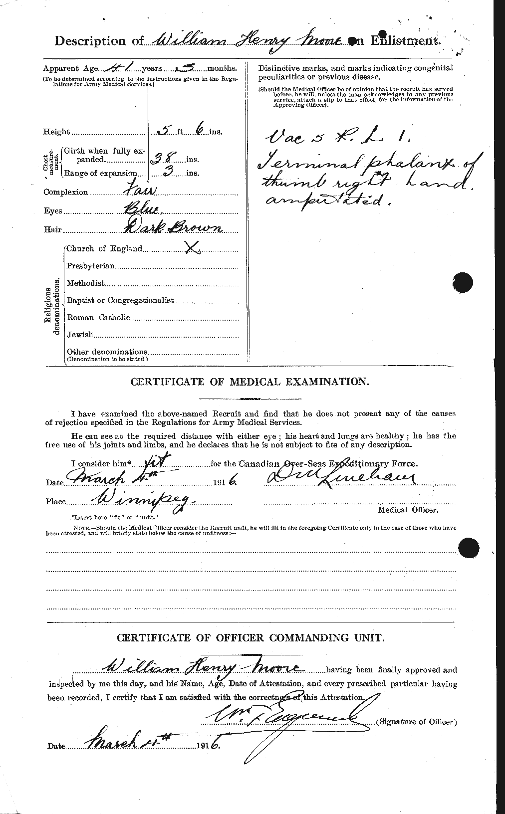 Personnel Records of the First World War - CEF 505820b