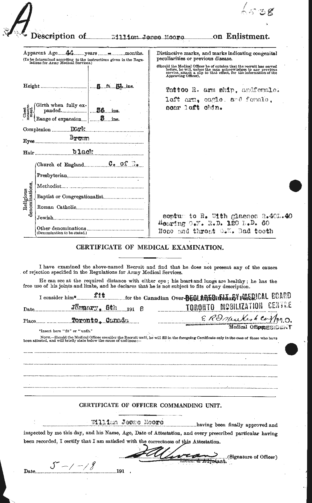 Personnel Records of the First World War - CEF 505837b
