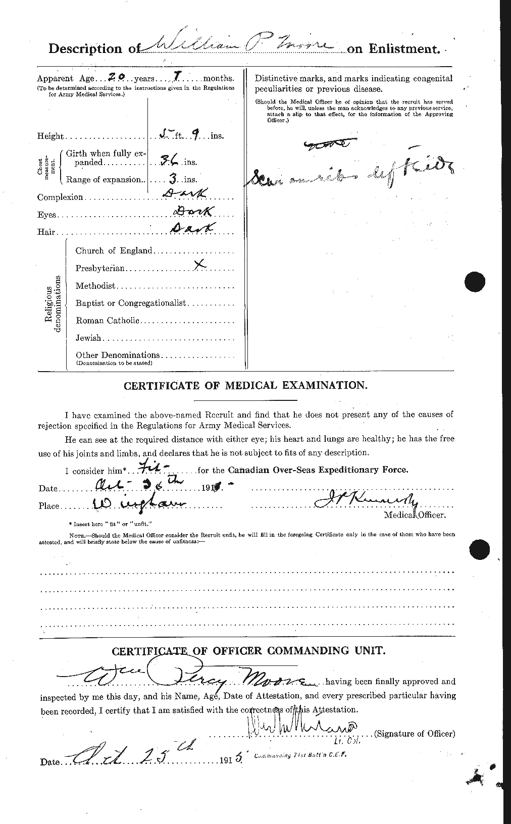 Personnel Records of the First World War - CEF 505860b