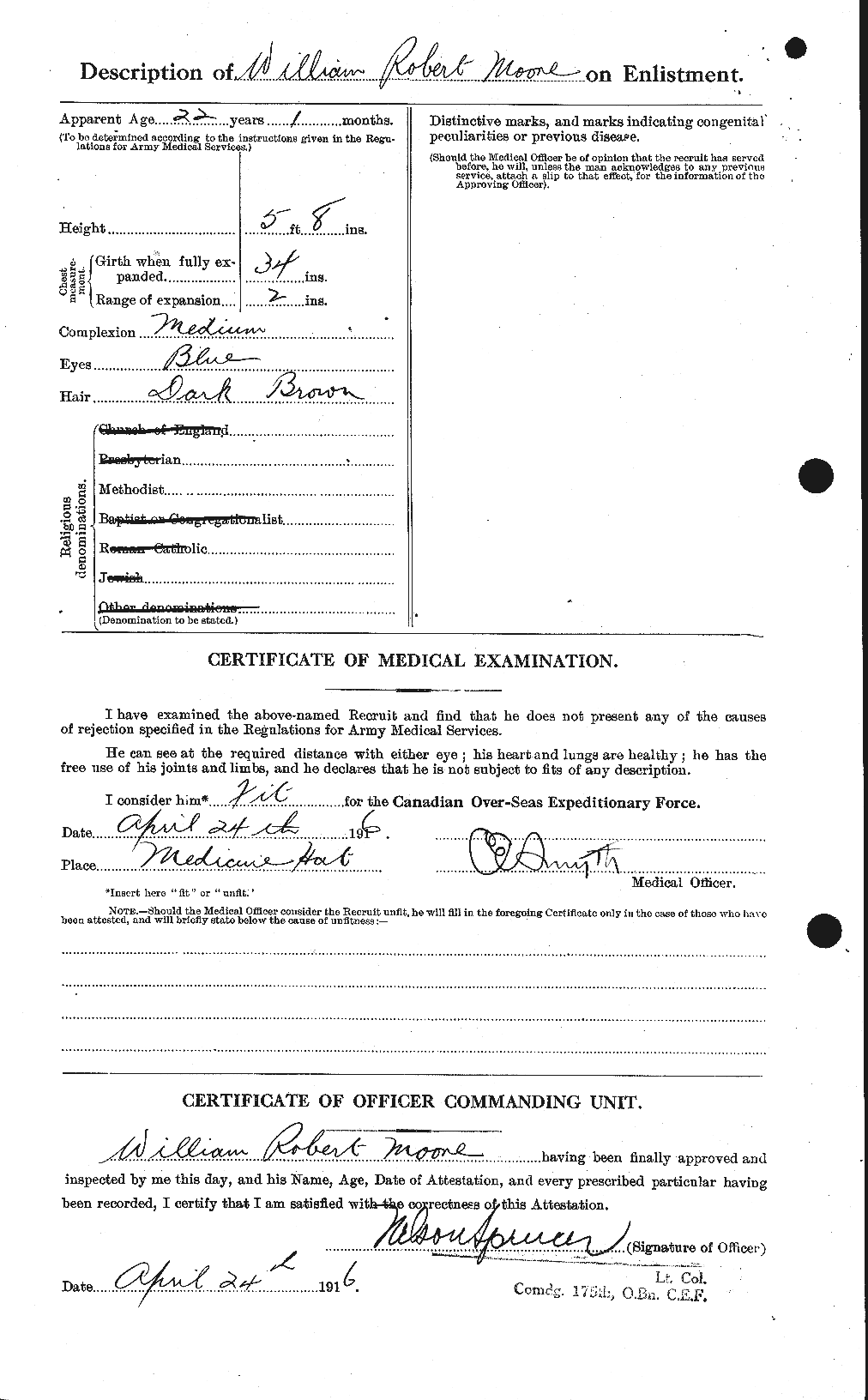 Personnel Records of the First World War - CEF 505861b