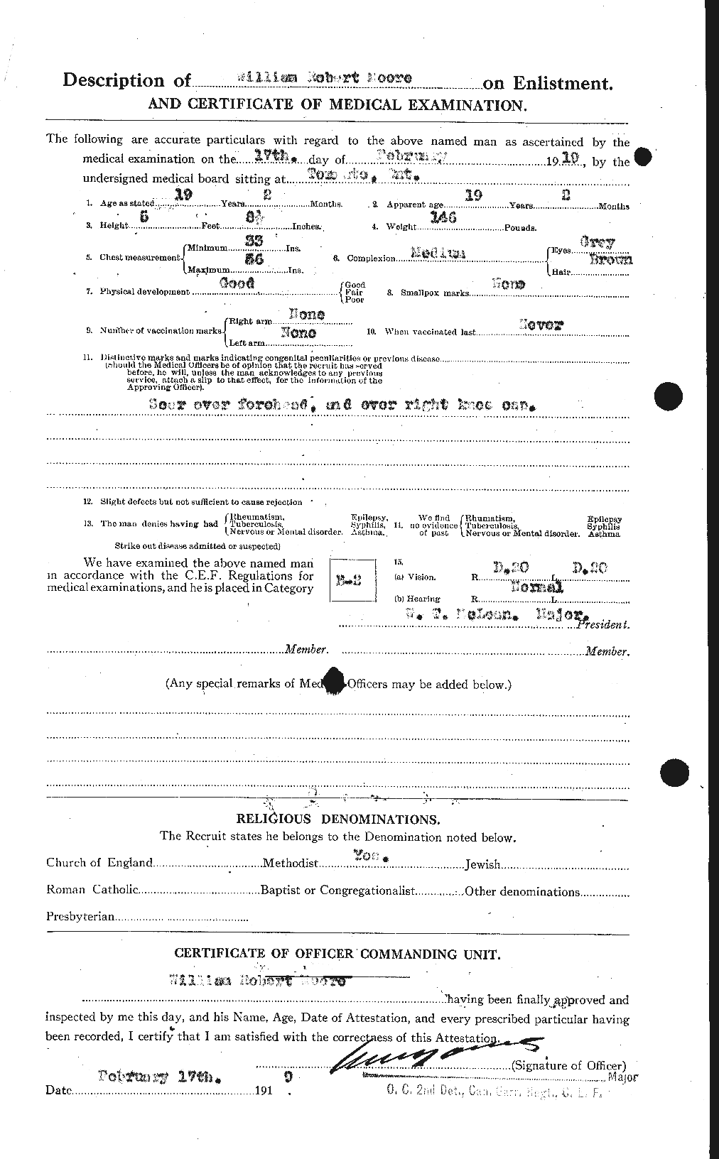 Personnel Records of the First World War - CEF 505865b